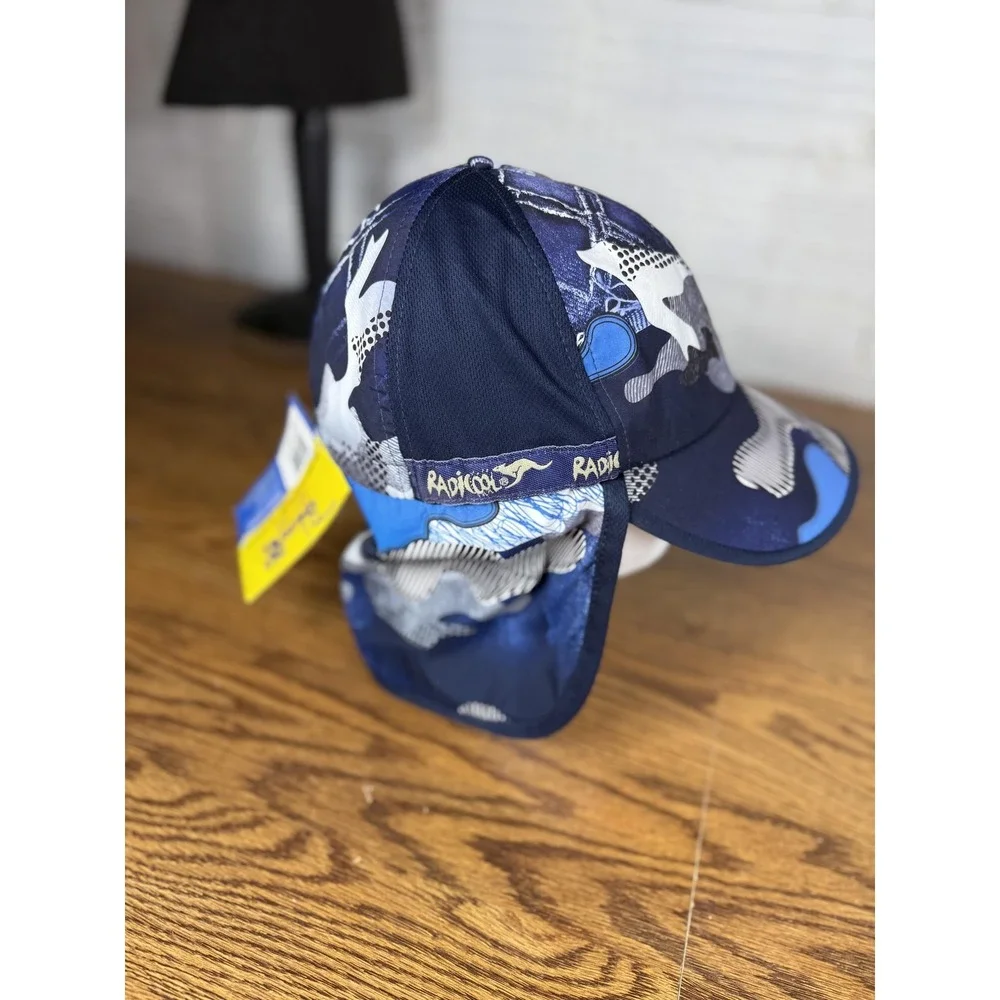Radicool Hat Cap‎ Fitted Youth One Size Camo UPF 50+ Neck Flap Legionnaire